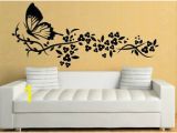 Ebay Uk Wall Murals Details About Stunning butterfly Floral Design ornamental Wall Sticker Decor Removable