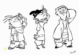 Ed Edd and Eddy Coloring Pages Ed Edd N Eddy Drawings Amazing