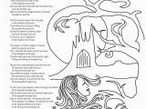 Edgar Allan Poe Coloring Pages Annabel Lee by Edgar Allan Poe Coloring Page Poems