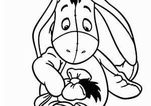 Eeyore Winnie the Pooh Coloring Pages Eeyore Winnie the Pooh Color Page Disney Baby Pooh