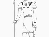 Egyptian Gods and Goddesses Coloring Pages Egyptian God Coloring Pages Coloring Home