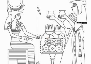 Egyptian Gods and Goddesses Coloring Pages Egyptian Goddess & Gods Coloring Page