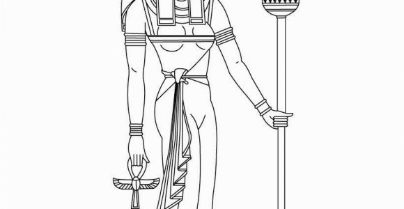 Egyptian Gods and Goddesses Coloring Pages Egyptian Gods and Goddesses Coloring Pages