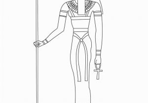 Egyptian Gods and Goddesses Coloring Pages Hathor Egyptian Goddess & Gods Coloring Page