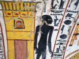 Egyptian Murals and Paintings Early Egyptian Ceiling Mural – Deir El Medineh