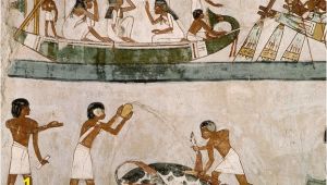 Egyptian Murals and Paintings Egyptian Mural Paintings From the tomb Of Menna Egyptology