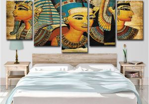 Egyptian themed Wall Murals 2019 Pharaoh Egypt Home Decoration Paintings Modern Abstract Wall Painting Wall Art Picture Unframed From Print Art Canvas $16 41