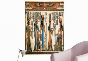 Egyptian themed Wall Murals Amazon Brandosn Egyptian Stickers Wall Murals Decals