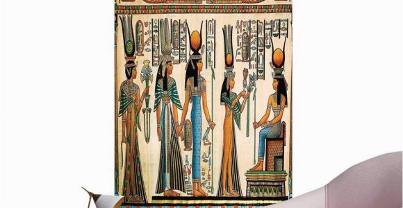 Egyptian themed Wall Murals Amazon Brandosn Egyptian Stickers Wall Murals Decals