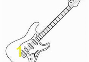 Electric Guitar Coloring Page 34 Best Instrument Coloring Pages Images