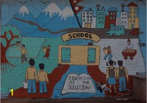 Elementary School Wall Murals Mural Projects Nepal Sarah Edelsburg
