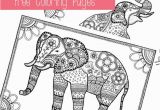 Elephant Coloring Pages to Print for Adults Adult Coloring Pages Elephant Beautiful Good Coloring Beautiful
