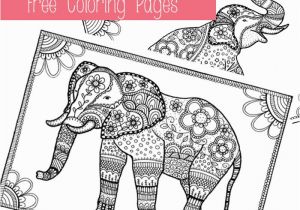 Elephant Mandala Coloring Pages Printable Elephant Mandala Coloring Pages Galleryindian Elephant Coloring