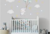 Elephant Wall Mural Nursery Elephant Wall Decal Elephant Balloon Wall Decal Elephant