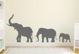 Elephants On the Wall Murals Marching Elephants Wall Decal