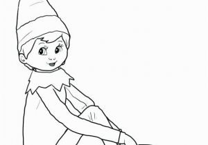 Elf On A Shelf Coloring Pages Free Female Elf Coloring Pages