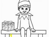 Elf On A Shelf Coloring Pages Printable Elf Coloring Page Christmas Elf Printables & Products