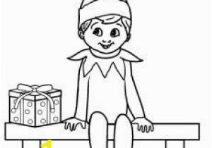 Elf On A Shelf Coloring Pages Printable Elf Coloring Page Christmas Elf Printables & Products