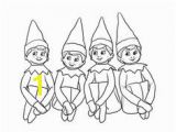 Elf On A Shelf Coloring Pages Printable Elf Coloring Page Christmas Elf Printables & Products