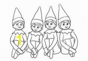 Elf On A Shelf Coloring Pages Printable Elf Coloring Page Christmas Elf Printables & Products