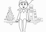 Elf On the Shelf Coloring Pages Christmas Coloring Pages Elf the Shelf and Reindeer