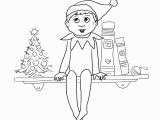 Elf On the Shelf Coloring Pages Christmas Coloring Pages Elf the Shelf and Reindeer