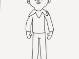 Elf On the Shelf Coloring Pages Elf On the Shelf Coloring Page for Elfie and the Kids to