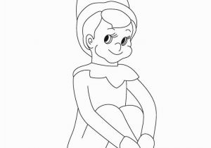 Elf On the Shelf Coloring Pages Elf On the Shelf Coloring Pages