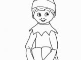 Elf On the Shelf Coloring Pages Elf On the Shelf Coloring Sheets to Print