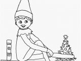 Elf On the Shelf Coloring Pages Free Printable Elf Coloring Pages for Kids