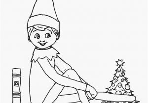 Elf On the Shelf Coloring Pages Free Printable Elf Coloring Pages for Kids