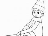 Elf On the Shelf Coloring Pages Girl Elf On the Shelf Coloring Sheets for Children