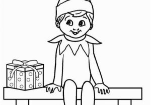 Elf On the Shelf Coloring Pages Girl Elf the Shelf Coloring Page Elegant Free Printable Elf