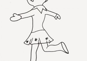 Elf On the Shelf Coloring Pages Girl Girl Elf the Shelf Coloring Pages Christmas Coloring Pages