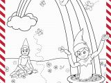 Elf On the Shelf Coloring Pages St Patrick S Day Printable