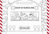 Elf On the Shelf Pets Coloring Pages Back to School Coloring Page