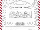 Elf On the Shelf Pets Coloring Pages Back to School Coloring Page