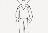 Elf On the Shelf Printable Coloring Pages Elf On the Shelf Coloring Page for Elfie and the Kids to