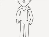 Elf On the Shelf Printable Coloring Pages Elf On the Shelf Coloring Page for Elfie and the Kids to