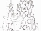 Elijah and the Widow Coloring Page Elijah and Widow Coloring Sheet Coloring Pages