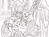 Elisha and the Shunammite Woman Coloring Page Elisha and the Shunammite Woman Coloring Page