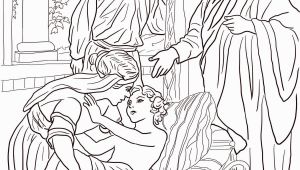 Elisha and the Shunammite Woman Coloring Page Elisha and the Shunammite Woman Coloring Page