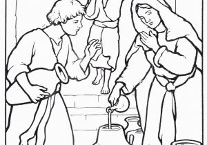 Elisha and the Widow S Oil Coloring Page Widow S Oil