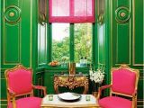 Emerald City Wall Mural Hot Pink Chairs Kelly Green Walls Design