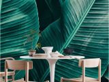 Emerald City Wall Mural Tropical Leaf Texture Wall Mural Wallpaper Nature