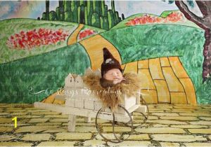 Emerald City Wall Mural Wizard Of Oz Yellow Brick Road Emerald City Ruby Red Slippers Dorothy Tin Man Scarecrow Graphy Backdrop Poly Paper
