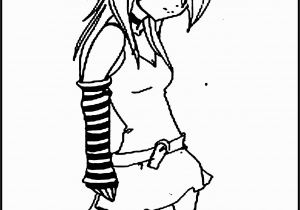 Emo Anime Girl Coloring Pages Emo Anime Coloring Pages to Print Anime Boy and Girl Coloring Pages