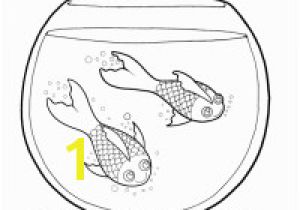 Empty Fish Bowl Coloring Page Fish Coloring Pages Familyfuncoloring