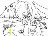 Empty tomb Coloring Page Jesus Empty tomb Coloring Pages