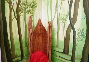 Enchanted Fairy forest Wall Mural Enchanted Story forest Mural Hand Painted In Grove Park